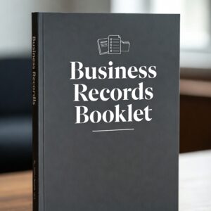 Business Records Booklet